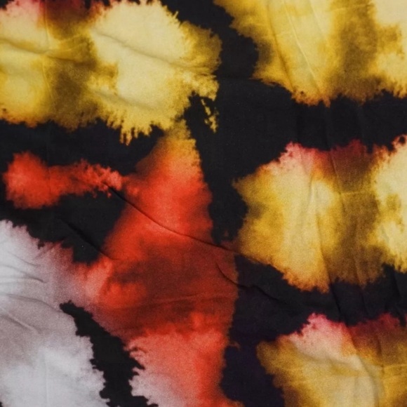 ANTHROPOLOGIE • Conditions Apply Printed TieStrap Kattan Maxi Beach Hawaii Dress - Picture 6 of 7